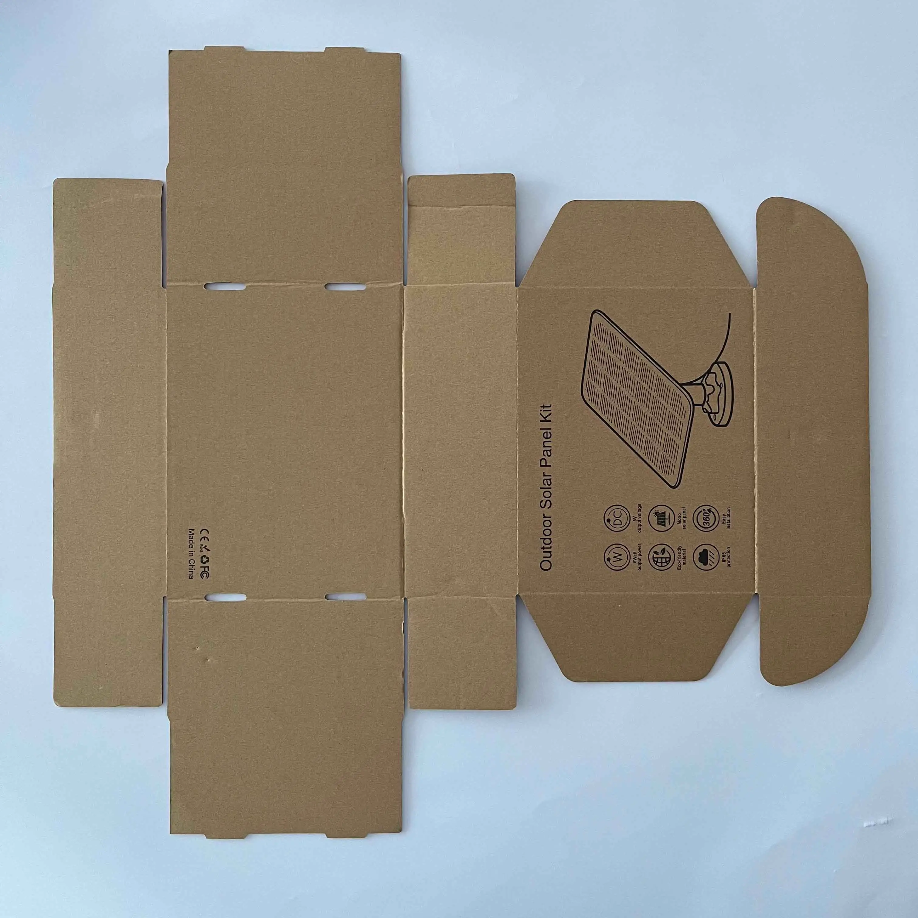 Airplane Basic Mailer Box - grey chipboard gift box