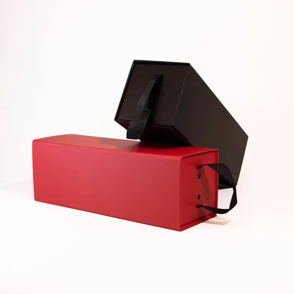 Foldable Rigid Box - grey chipboard gift box