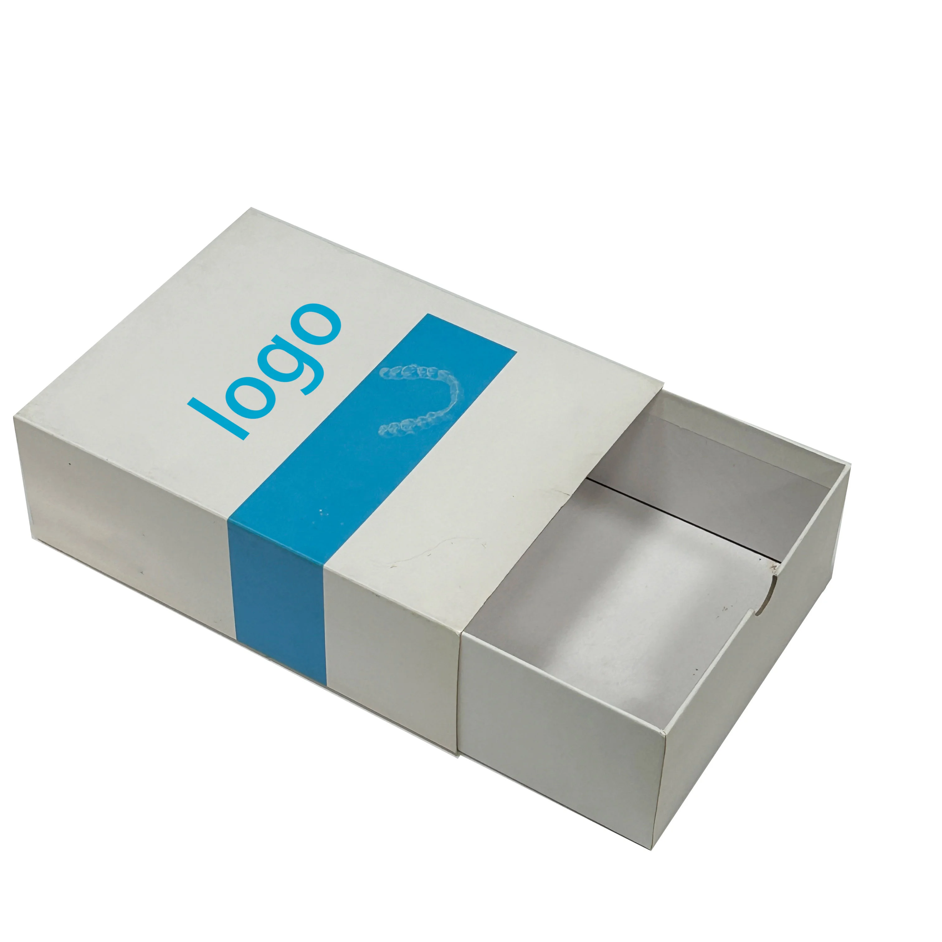 White Cardstock Drawer Box - Premium White Packaging